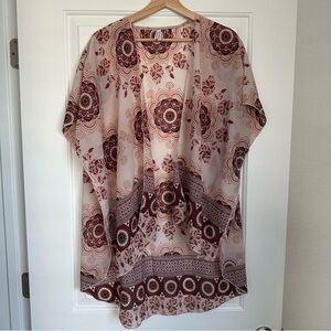 Live 4 Truth Kimono Coverup with Mandala